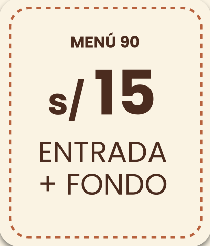 Menú S/15