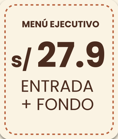 Menú S/20